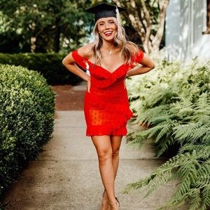 MAJORELLE Bandit Dress Red